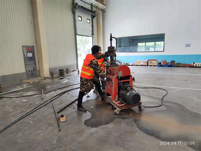 漳平厂房地面下沉塌陷注浆加固施工